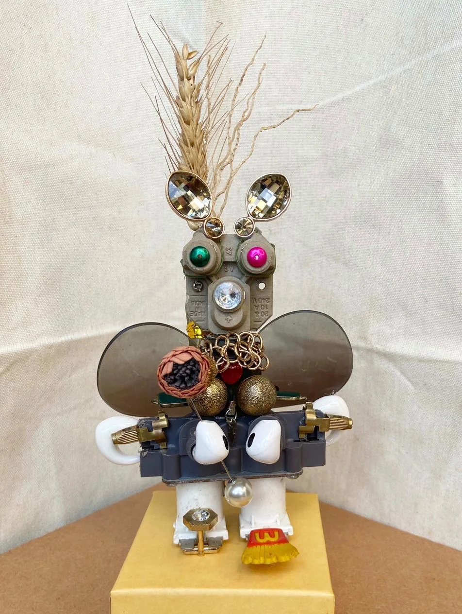 Project Lover Girl — close view of the assemblage figure.