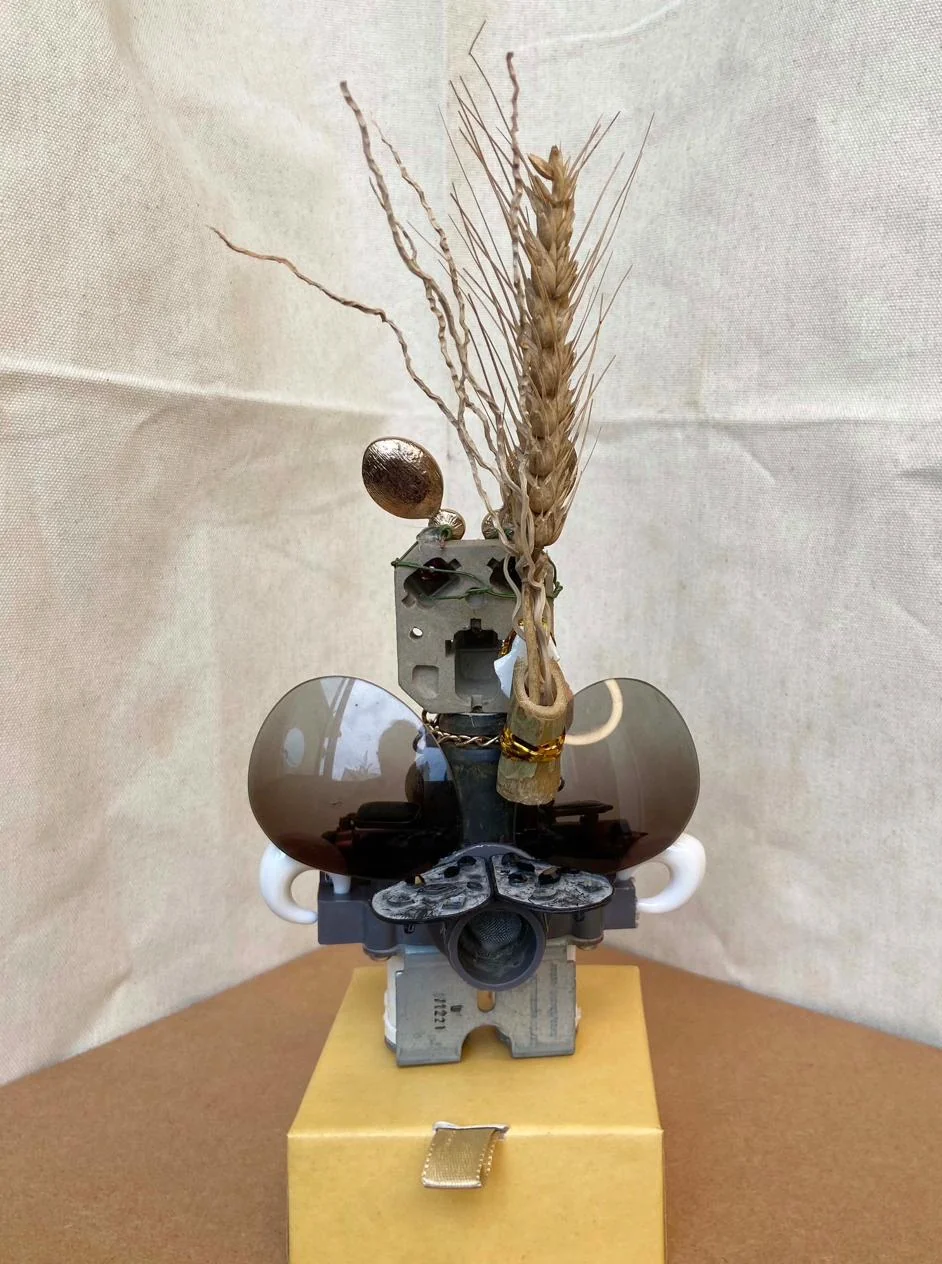 Project Lover Girl — overhead view of the assemblage figure.