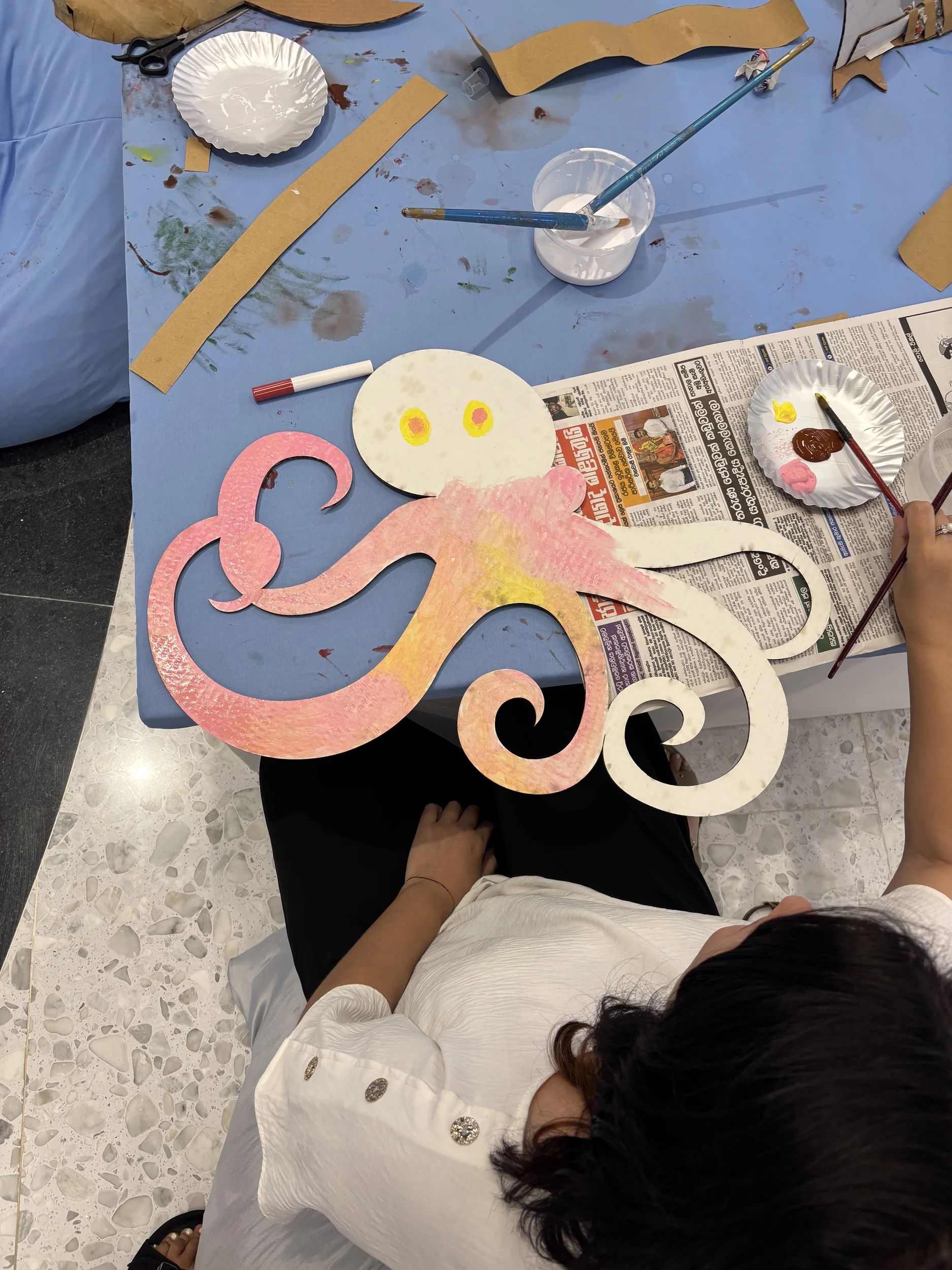 Ocean Day Sri Lanka 2026 — children workshop by Namrata Goswami