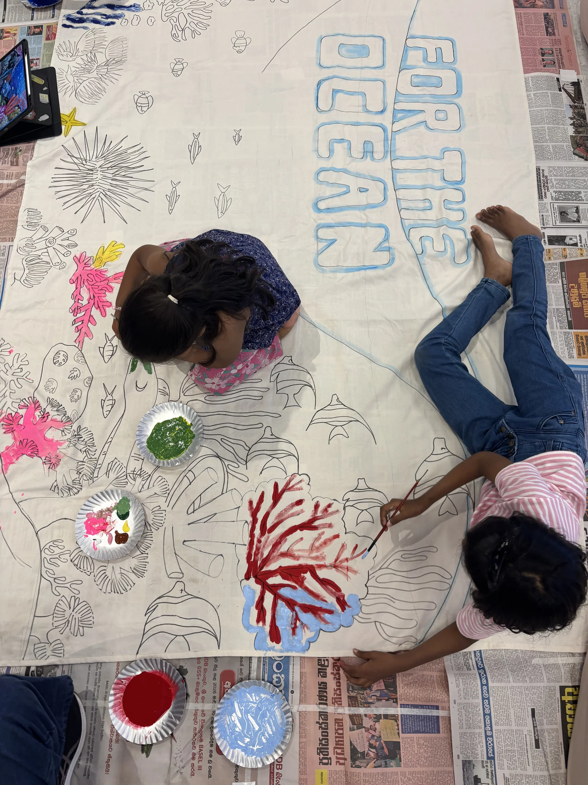 Ocean Day Sri Lanka 2026 — children workshop by Namrata Goswami