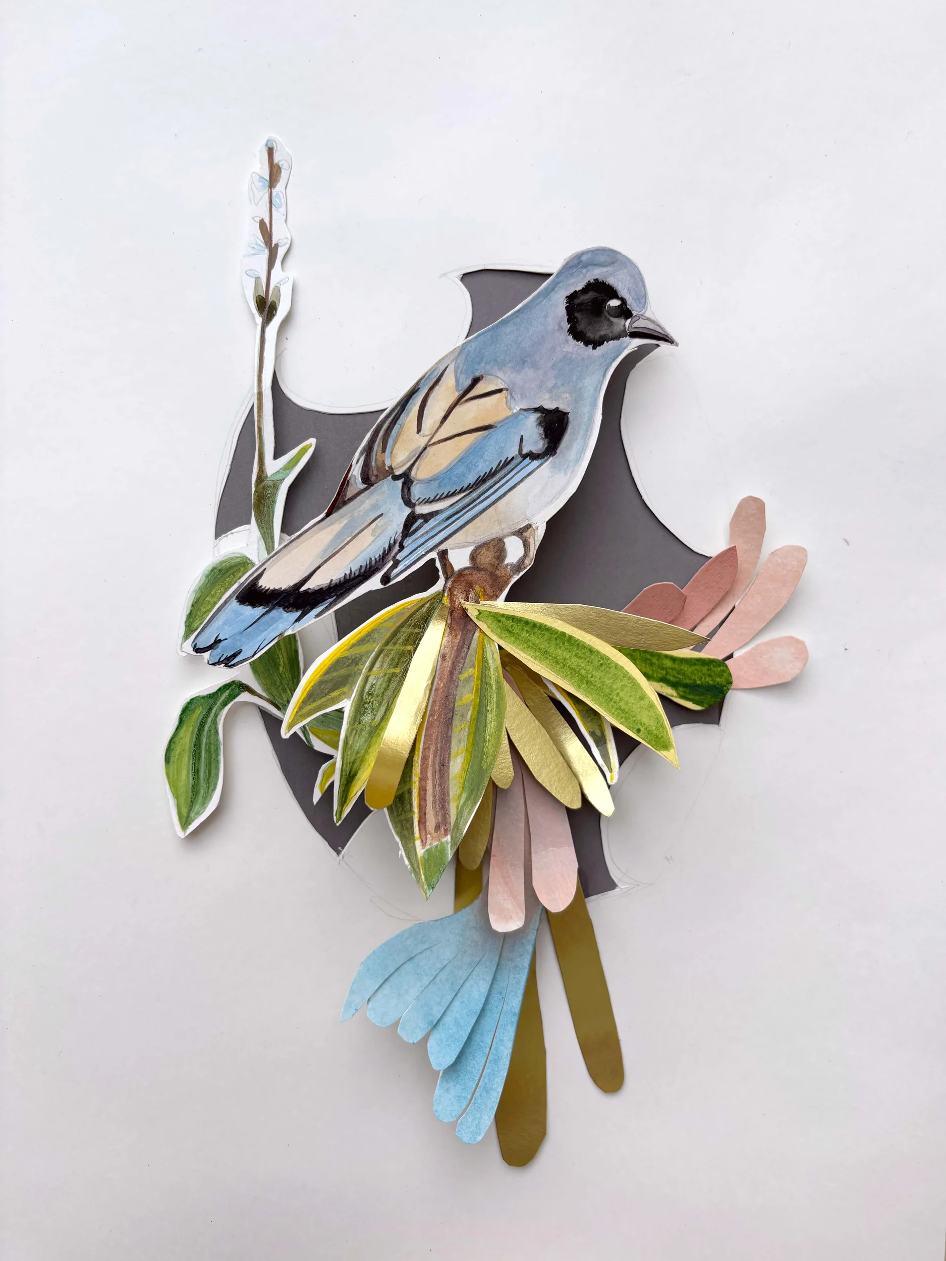 Beautiful Sebia — paper art